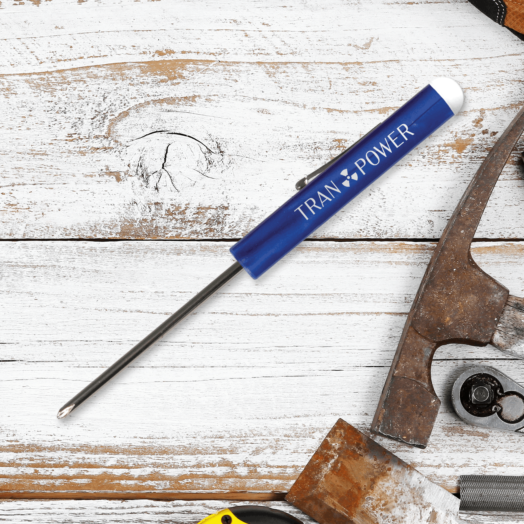Pocket Screwdriver #0 Phillips Blade + Button Top